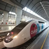Archivo - Tren de Ouigo en la estación de Santa Justa. - OUIGO - Archivo Archivo - Tren de Ouigo en la estación de Santa Justa. - OUIGO - Archivo