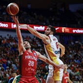 España cae ante Portugal en su primer ensayo previo al Eurobasket