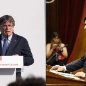 Carles Puigdemont i Salvador Illa