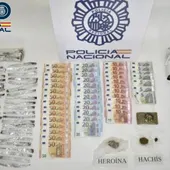 Material incautado por la Policía Nacional Material incautado por la Policía Nacional