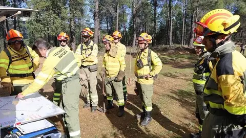 Efectivos del Infoex trabajan en dos incendios forestales en Monesterio y Mérida Efectivos del Infoex trabajan en dos incendios forestales en Monesterio y Mérida