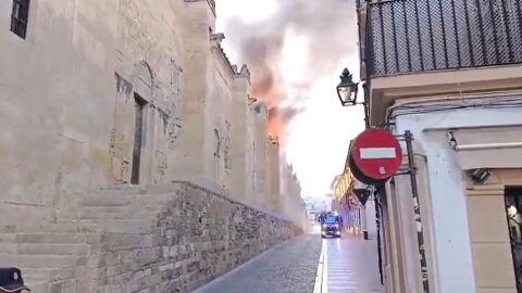 Declarado un incendio en la Mezquita de C&oacute;rdoba