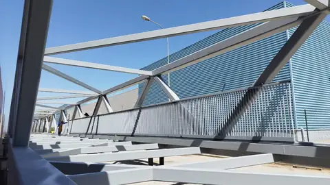 Pasarela que va a instalarse en la M-40 Pasarela que va a instalarse en la M-40