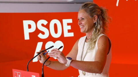 La portavoz del PSOE, Montse Mínguez La portavoz del PSOE, Montse Mínguez