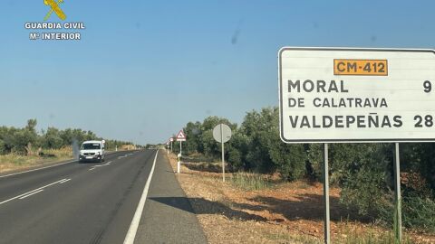 Imagen carretera CM-412 Moral de Calatrava a Valdepe&ntilde;as