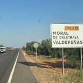 Imagen carretera CM-412 Moral de Calatrava a Valdepeñas
