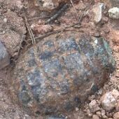 Hallan una granada de mano en un sendero de Quart de las Valls