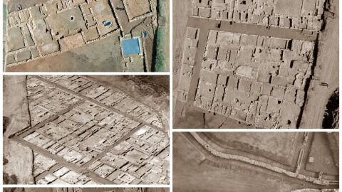 fotos a&eacute;reas de la almunia hallada durante las obras de la Ronda Oeste