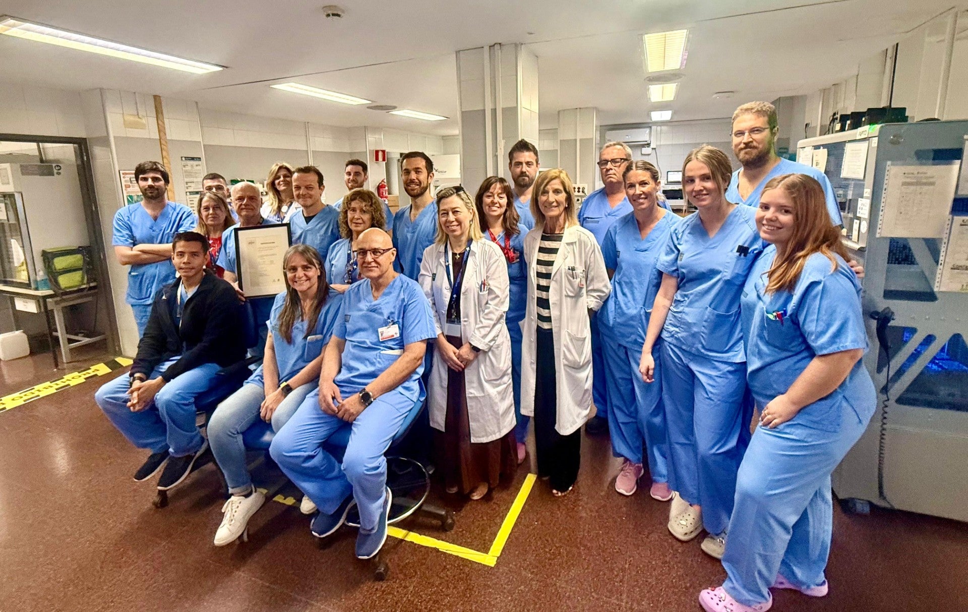 El Hospital Doctor Balmis adquiere una certificación que acredita la calidad de sus 16.000 transfusiones sanguíneas anuales El Hospital Doctor Balmis adquiere una certificación que acredita la calidad de sus 16.000 transfusiones sanguíneas anuales