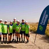 El Club de Voluntarios de Fundación Unicaja participa en el anillamiento de flamencos de la Laguna de Fuente de Piedra 