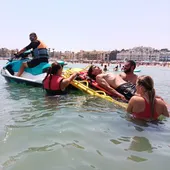 El servicio de salvamento y socorrismo en playas en Peñíscola realiza 249 asistencias en el mes de julio El servicio de salvamento y socorrismo en playas en Peñíscola realiza 249 asistencias en el mes de julio