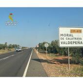 Carretera donde ocurrió la colisión