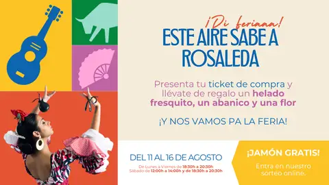 Rosaleda atraca la Feria de Málaga para que grites “¡FeriAAAA!” Rosaleda atraca la Feria de Málaga para que grites “¡FeriAAAA!”