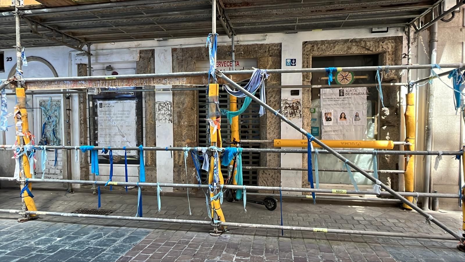 Inés Rey: "La idea es que los murales de Urbano Lugrís se queden en Los Olmos y se cree allí un espacio musealizado dedicado al pintor" Inés Rey: "La idea es que los murales de Urbano Lugrís se queden en Los Olmos y se cree allí un espacio musealizado dedicado al pintor"