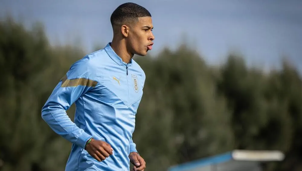 Santiago Mouriño con Uruguay Santiago Mouriño con Uruguay