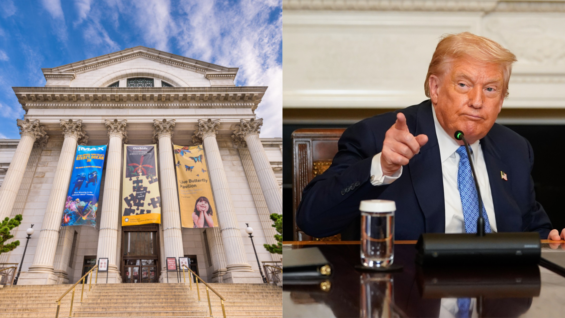 Trump pide revisar el contenido de los museos Smithsonian para ver si están alineados con su ideología Trump pide revisar el contenido de los museos Smithsonian para ver si están alineados con su ideología