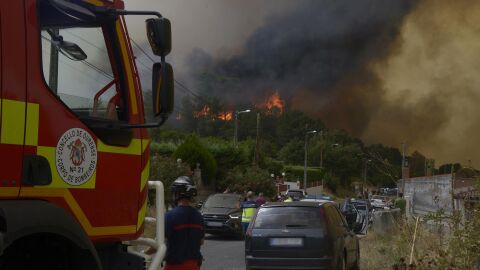 Extinci&oacute;n del fuego en Ourense