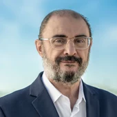 Javier Lambán, expresidente de Aragón, en una imagen de archivo Javier Lambán, expresidente de Aragón, en una imagen de archivo