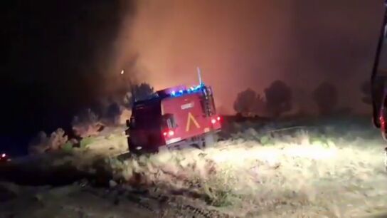 Incendio en Las Hurdes