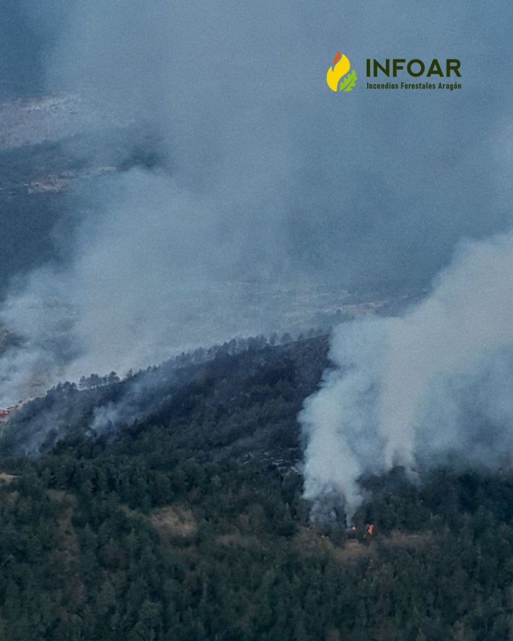 Aragón sale del nivel Rojo Plus por peligro de incendios Aragón sale del nivel Rojo Plus por peligro de incendios