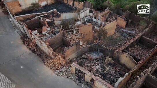 El desgarrador v&iacute;deo de un pueblo de Le&oacute;n totalmente arrasado por los incendios: "Una impotencia que no se puede explicar"