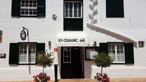 Restaurante Es Cranc, en Fornells. 