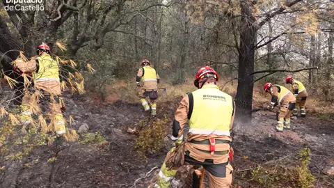 Incendio entre Costur y Alcora Incendio entre Costur y Alcora