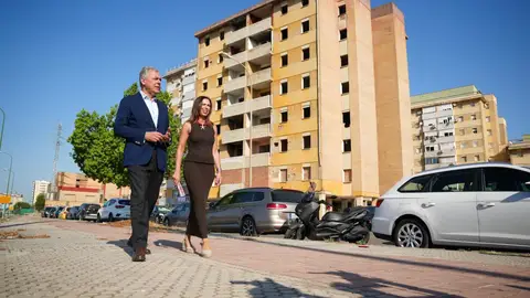 Archivo - El alcalde de Sevilla, José Luis Sanz, y la consejera de Fomento, Rocío Díaz, durante una visita al Polígono Sur de Sevilla. - JUNTA DE ANDALUCÍA. - Archivo Archivo - El alcalde de Sevilla, José Luis Sanz, y la consejera de Fomento, Rocío Díaz, durante una visita al Polígono Sur de Sevilla. - JUNTA DE ANDALUCÍA. - Archivo