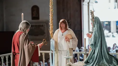 Representación del Misteri d'Elx de 2025. Representación del Misteri d'Elx de 2025.