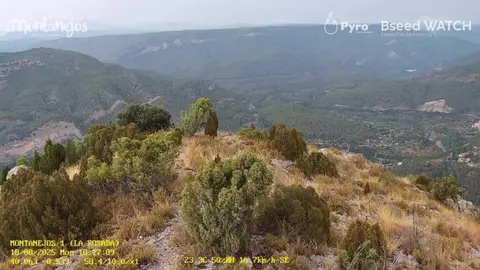 Cámara con Inteligencia Artificial instalada por el Ayuntamiento de Montanejos para la prevención de incendios Cámara con Inteligencia Artificial instalada por el Ayuntamiento de Montanejos para la prevención de incendios