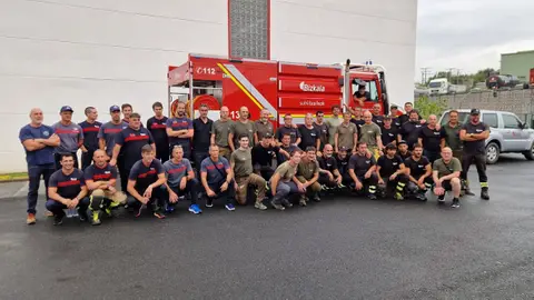 Efectivos de bomberos desplazados a Castilla y León Efectivos de bomberos desplazados a Castilla y León