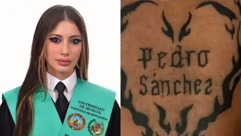 Así es Cristina, la influencer con 40 matrículas de honor que se ha tatuado el nombre de Pedro Sánchez dentro de un corazón Así es Cristina, la influencer con 40 matrículas de honor que se ha tatuado el nombre de Pedro Sánchez dentro de un corazón