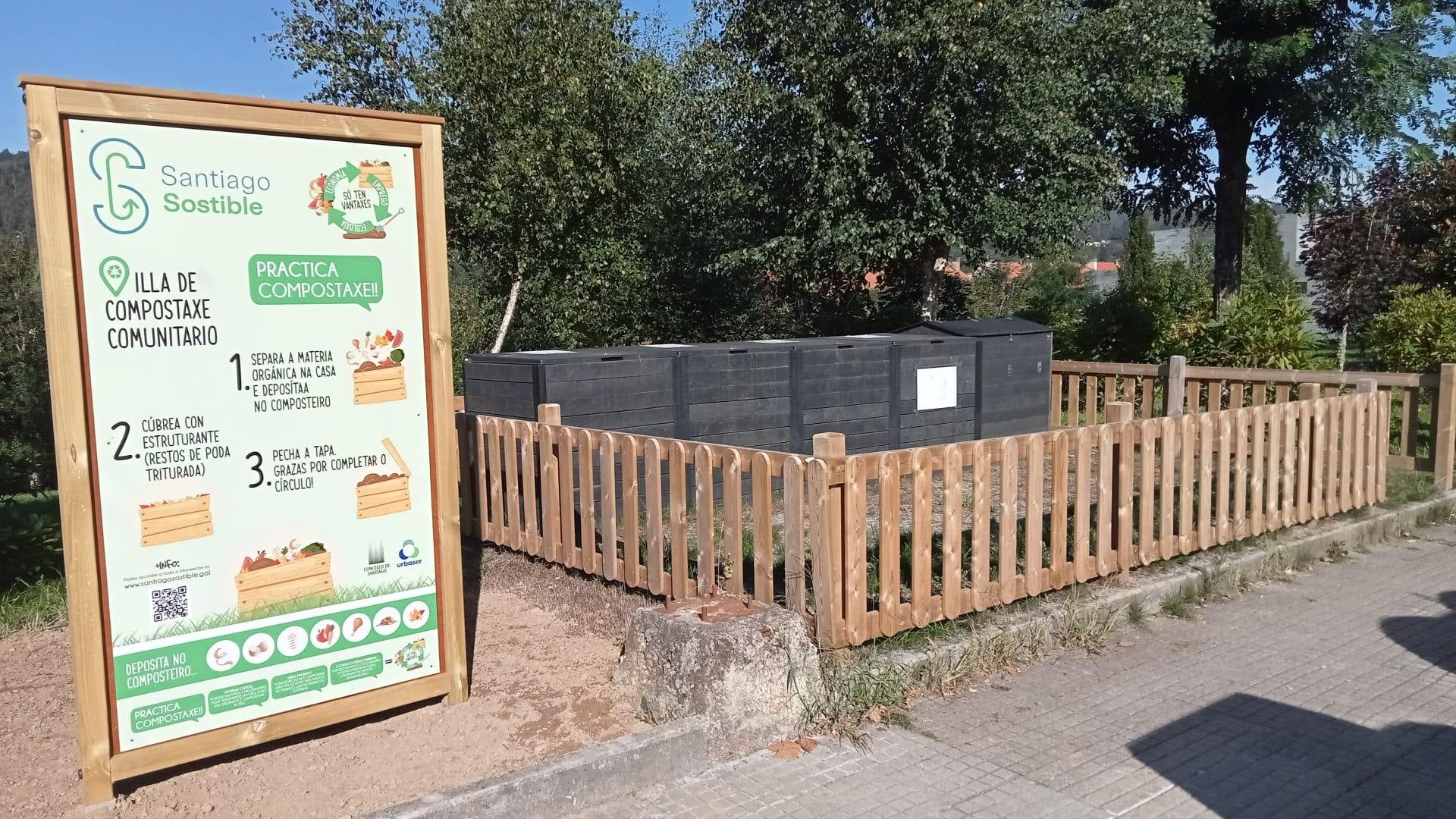 Santiago cuenta ya con 15 islas de compostaje comunitario tras las tres últimas incorporaciones Santiago cuenta ya con 15 islas de compostaje comunitario tras las tres últimas incorporaciones