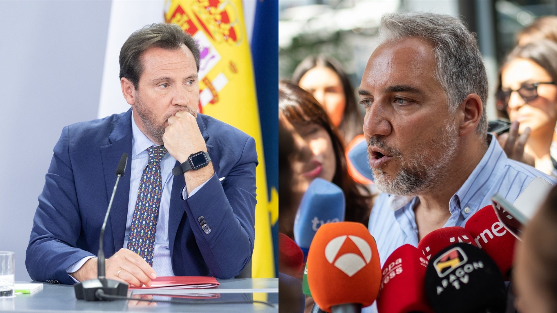 Óscar Puente responde a Elías Bendondo tras sus llamar "pirómana" a la directora de Protección Civil: "Nah. No me lo creo" Óscar Puente responde a Elías Bendondo tras sus llamar "pirómana" a la directora de Protección Civil: "Nah. No me lo creo"