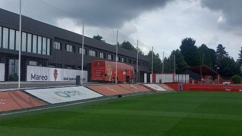 Bus del Sporting en Mareo