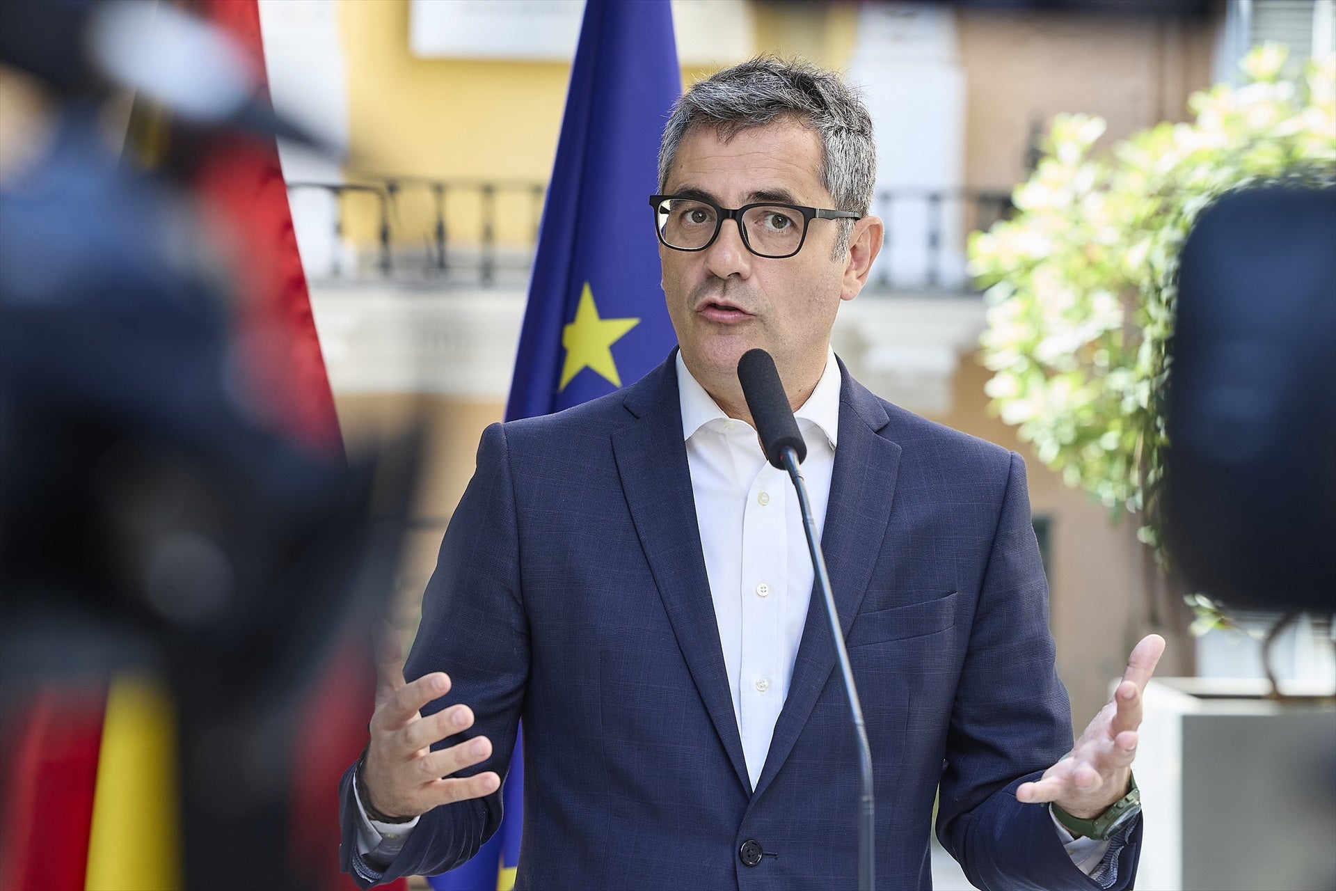 Bolaños insta al CGPJ a "depurar responsabilidades" de las "irregularidades" cometidas por el juez Peinado en su interrogatorio Bolaños insta al CGPJ a "depurar responsabilidades" de las "irregularidades" cometidas por el juez Peinado en su interrogatorio