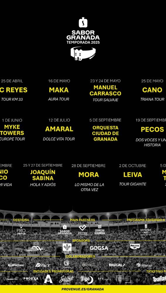 Segunda tanda de conciertos Sabor Granada