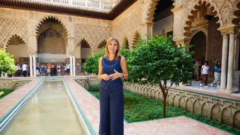 La gerente del Real Alcázar de Sevilla, Ana María Jáuregui durante la entrevista. - FRANCISCO J. OLMO / EUROPA PRESS La gerente del Real Alcázar de Sevilla, Ana María Jáuregui durante la entrevista. - FRANCISCO J. OLMO / EUROPA PRESS