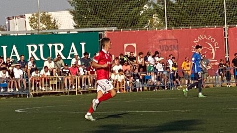 El expulsado futbolista, en un encuentro anterior