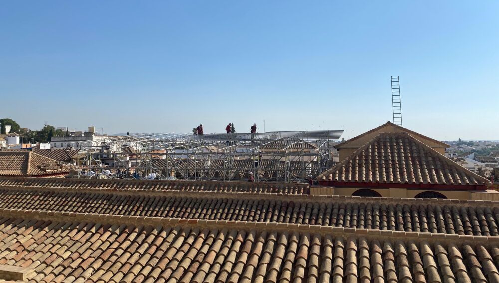 Intervención en las cubiertas de la Mezquita-Catedral