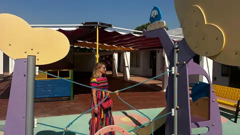 Mari Carmen de España en una de las escuelas infantiles de Alicante Mari Carmen de España en una de las escuelas infantiles de Alicante