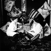 "Girls Playing Cards, Storyville" "Girls Playing Cards, Storyville"