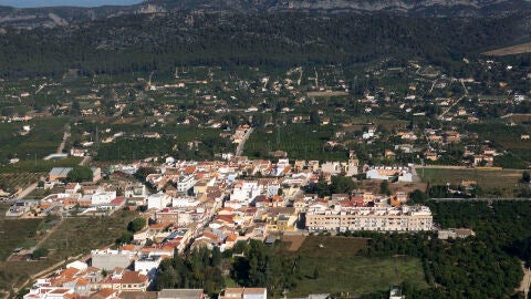 Vista a&eacute;rea de La Barraca d'Aig&uuml;es Vives