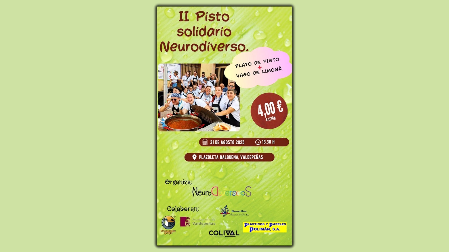 II Pisto Solidario de Neurodiversos II Pisto Solidario de Neurodiversos