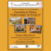 Exposición "Todo Sobre Mi Pueblo" de Enrique Gallego Huéscar Exposición "Todo Sobre Mi Pueblo" de Enrique Gallego Huéscar