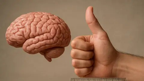 El tamaño de tu cerebro dependerá de la longitud de tu dedo pulgar, según un nuevo estudio El tamaño de tu cerebro dependerá de la longitud de tu dedo pulgar, según un nuevo estudio