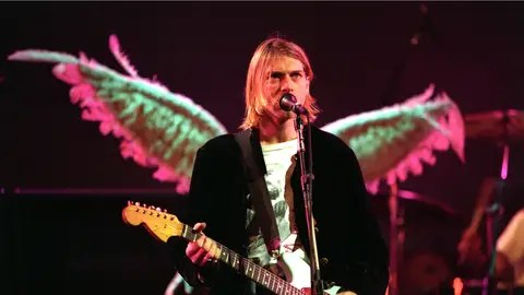 Kurt Cobain, cantante de Nirvana. Kurt Cobain, cantante de Nirvana.