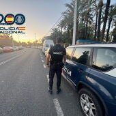 Agente de la Policía Nacional en Elche.