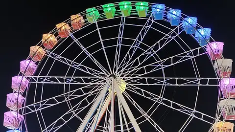 El recinto ferial de Alcalá de Henares celebra esta tarde-noche el Día sin Ruido Noria del recinto ferial de Alcalá de Henares