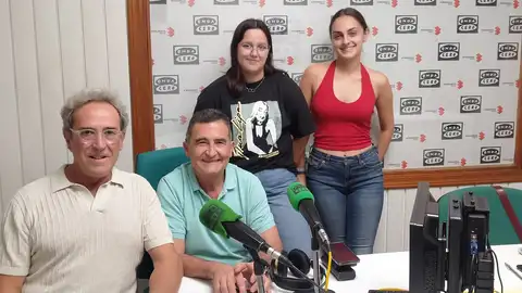 Ángel Chaparro, Cándido simarro, Julia Yébenes y Estela Cea Ángel Chaparro, Cándido simarro, Julia Yébenes y Estela Cea